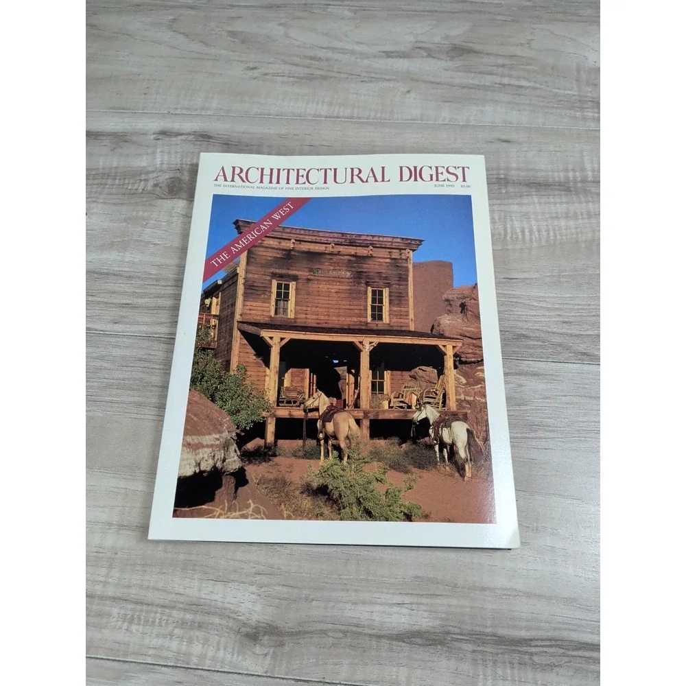 ARCHITECTURAL DIGEST MAGAZINE Year 1993 90s Clint Eastwood LOT OF 5